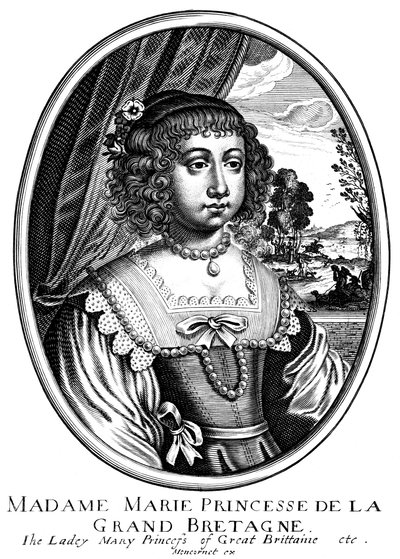 Prinsessan Mary 1631-1660 av Unbekannt