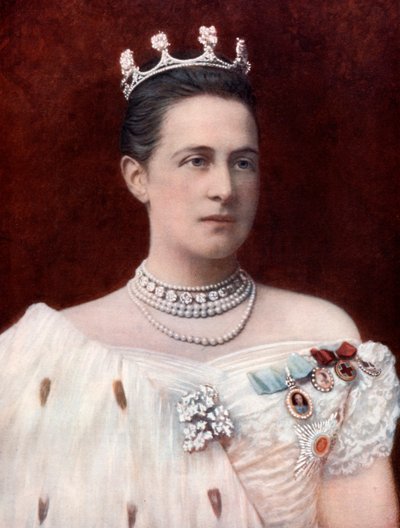 Prinsessan Olga Konstantinovna av Ryssland, sent 1800-tidigt 1900-tal av Unbekannt