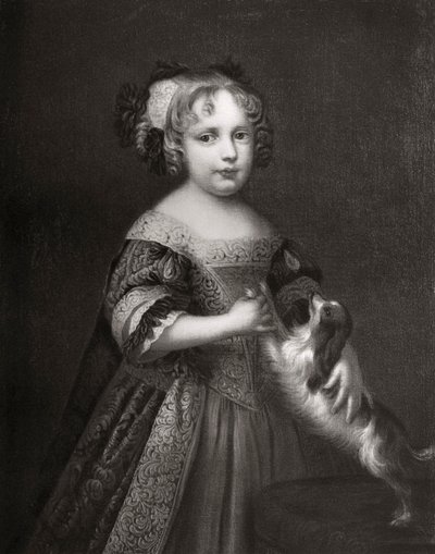 Prinsessan senare drottning Anne, c1670-1675 1906 av Unbekannt