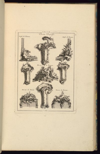 Tryck, ClipArt, 1745 av Unbekannt