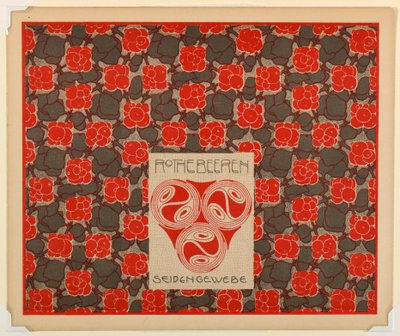 Print, Red Berries Silk Weaving, tallrik 21, i Die Quelle av Unbekannt