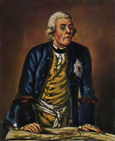 Prins Henrik av Preussen 1726-1602. - Målning av Menzel, 1934. av Unbekannt