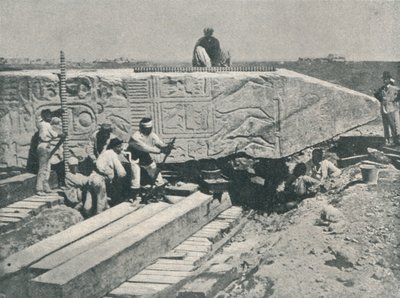 Prizing Up the Needle, för att bygga ramen under den, 1877, 1910 av Unbekannt