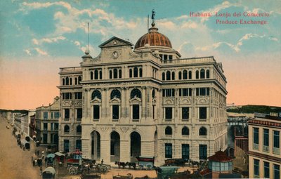 Produce Exchange, Havanna, Kuba, c1916 av Unbekannt