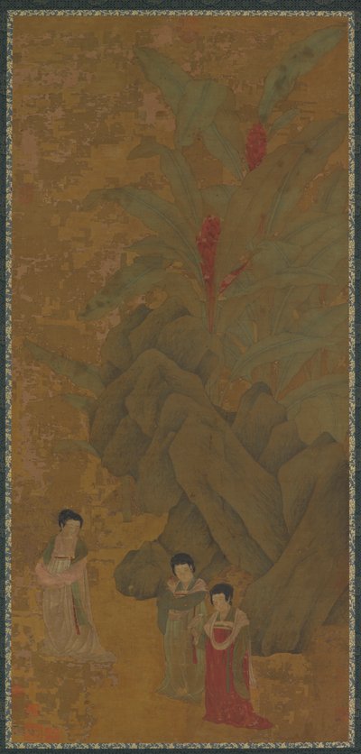 Promenading Ladies, Troligen Yuan-dynastin, 1300-talet. av Unbekannt