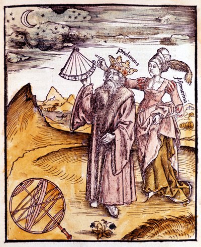 Ptolemaios, grekisk astronom och geograf i Alexandria, 1508 av Unbekannt