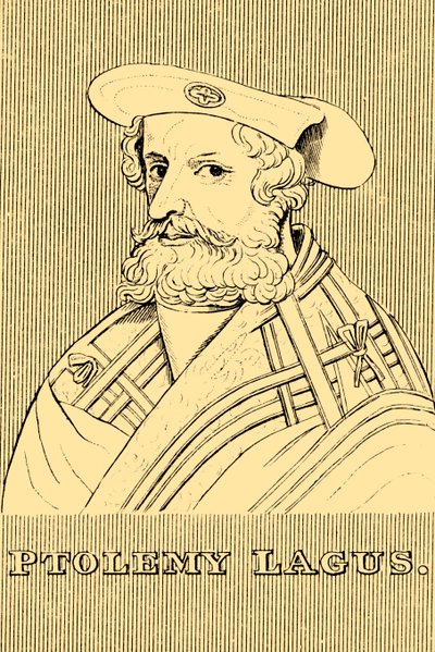 Ptolemaios Lagus, c367-282 f.Kr., 1830. av Unbekannt