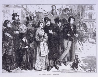 Offentligt vittne om solförmörkelsen, London, c1870 av Unbekannt