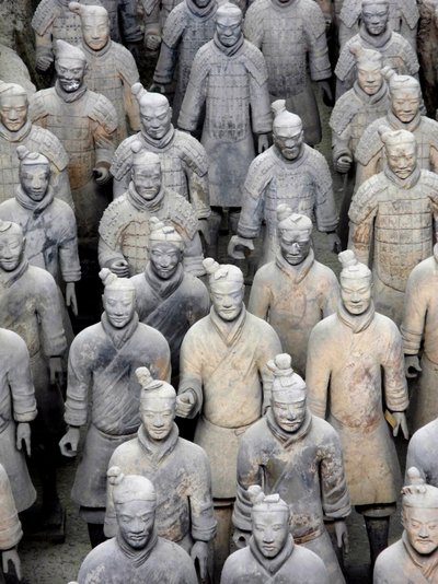Q in shi Huang terrakotta arm ee av Unbekannt