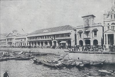 Kajen i Singapore, 1924 av Unbekannt