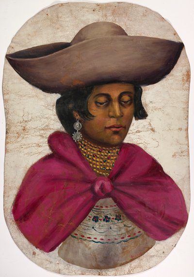 Quechua indisk kvinna, Rub. 1920. av Unbekannt