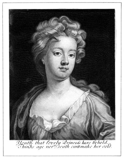 Drottning Anne 1665-1714 av Unbekannt