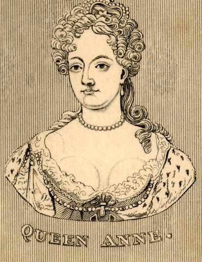 Drottning Anne, 1665-1714, 1830. av Unbekannt
