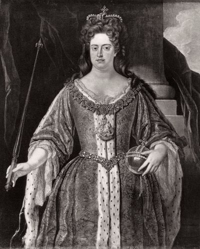 Drottning Anne, c1702 1906 av Unbekannt