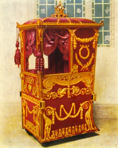 Queen Charlottes Sedan Chair, 1938. av Unbekannt