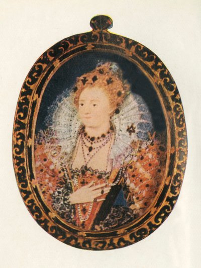 Drottning Elizabeth I, 1595-1600, 1947. av Unbekannt