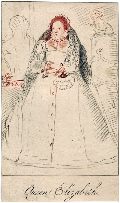 Drottning Elizabeth I av England, 1533-1603 av Unbekannt