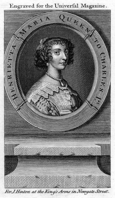 Drottning Henrietta Maria, drottninggemål till Karl I av Unbekannt