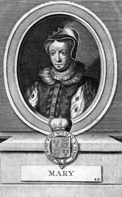 Drottning Mary I av England av Unbekannt