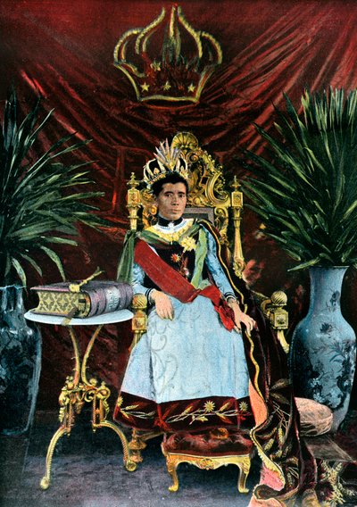 Drottning Ranavalona Manjaka III av Madagaskar, ca 1880-talet av Unbekannt