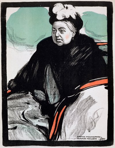 Drottning Victoria, 1901 av Unbekannt