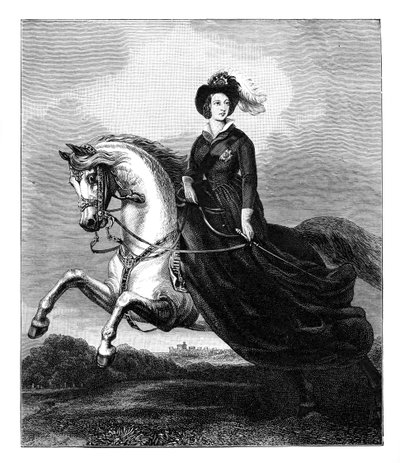Drottning Victoria, c1840-talet, sent 1800-tal av Unbekannt