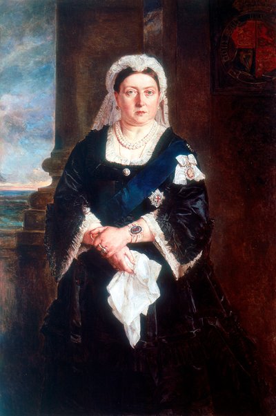 Drottning Victoria, c1880 av Unbekannt
