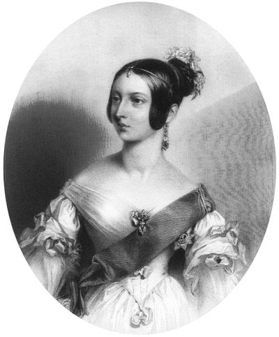 Drottning Victoria när hon var ung, c1830-talet av Unbekannt