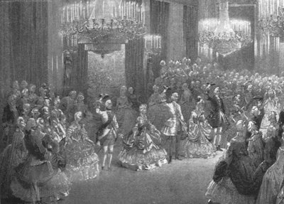 Queen Victorias Georgian Costume Ball på Buckingham Palace, 6 januari 1845, 1901. av Unbekannt