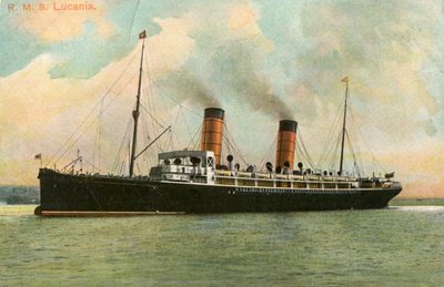RMS Lucania, c1905 av Unbekannt