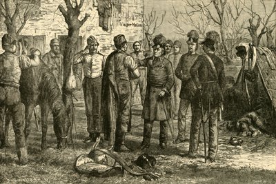 Radetsky efter segern vid Novara 1849, 1890. av Unbekannt
