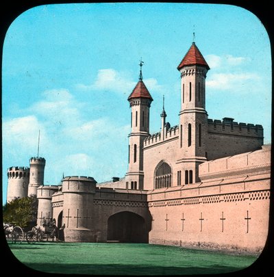 Järnvägsstation, Lahore, Indien, sent 1800-tal eller tidigt 1900-tal av Unbekannt
