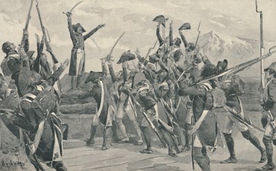 Rampons-soldater som tar eden att aldrig kapitulera, 1796, 1896 av Unbekannt