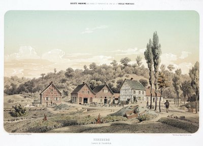 Råmaterialbearbetning, metallurgi Steinbruck zinkmalmsvättverk, Bensberg, Tyskland av Unbekannt