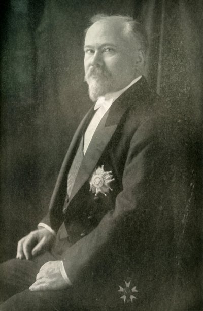 Raymond Poincaré Frankrikes president 1919. av Unbekannt
