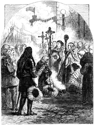 Mottagning av James II i Dublin, 1689 av Unbekannt