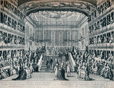 Mottagning av storhertigen och hertiginnan av Ryssland på teatern i San Benedetto, 1902 av Unbekannt