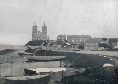 Reculver - The Village and the Reculver Towers, 1895 av Unbekannt