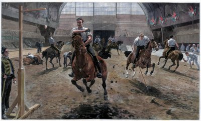 Repeterar inför Royal Military Tournament i Agricultural Hall, Islington, London, 1886 av Unbekannt