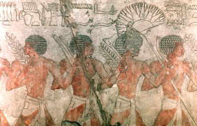 Relief med soldater, Hatshepsuts tempel av Unbekannt