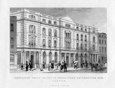 Religious Tract Societys Repository, Paternoster Row, London, 1800-talet av Unbekannt