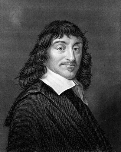 Rene Descartes, fransk filosof och matematiker, 1835 av Unbekannt