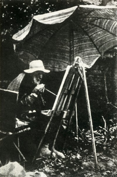 Renoir-målning utomhus, c1910-talet, 1947. av Unbekannt