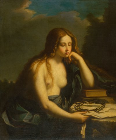 Repentant Mary Magdalene av Unbekannt