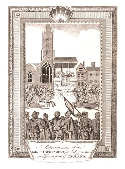 Representationer av en forntida turnering som praktiserades i olika delar av England, 1794 av Unbekannt