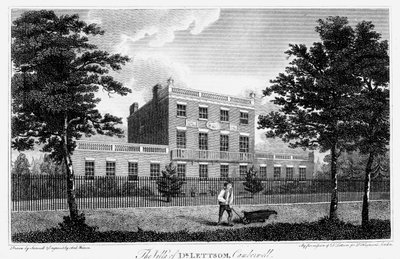 John Coakley Lettsoms bostad, Camberwell, London, 1817 av Unbekannt