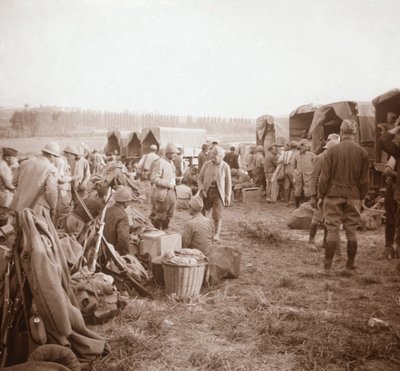 Rastplats, Genicourt, norra Frankrike, c1914-c1918 av Unbekannt