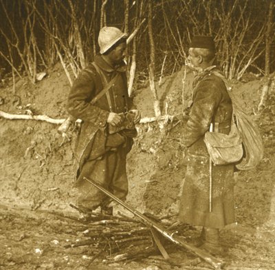 Återvändande från Verdun, norra Frankrike, c1914-c1918 av Unbekannt