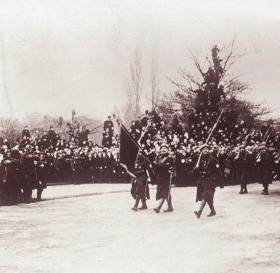 Belgarnas återkomst till Liége, Belgien, c1914-c1918 av Unbekannt