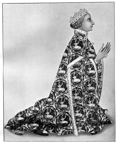 Richard II vid hans andakter, c 1380, 1910 av Unbekannt